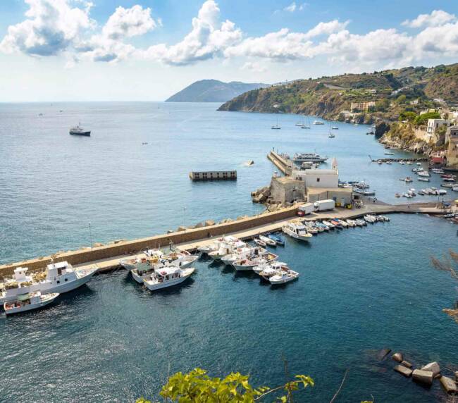 Lipari - Panorama sul mare