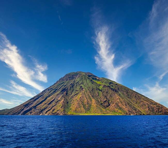 Stromboli - Veduta dal mare